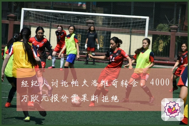 经纪人讨论帕夫洛维奇转会，4000万欧元报价需果断拒绝